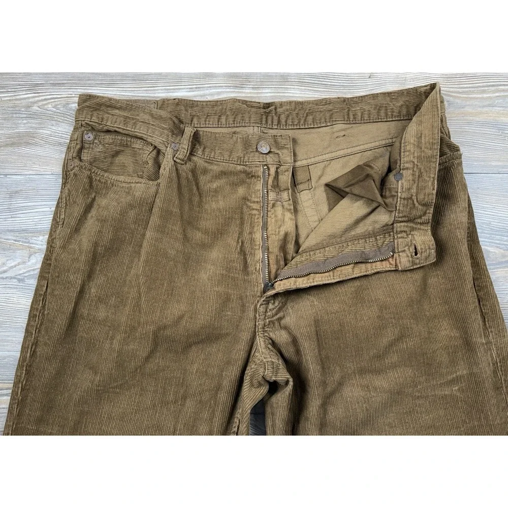 Vintage Polo Ralph Lauren Men's Brown Corduroy Hampton Straight Pants 38/34